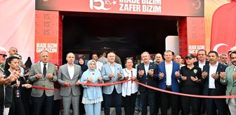 Denizli'de 15 Temmuz Anma Çadırı Açıldı