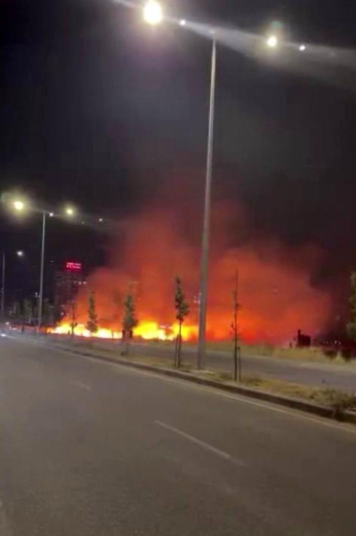 Diyarbakır'da geceyi gündüze çeviren yangın