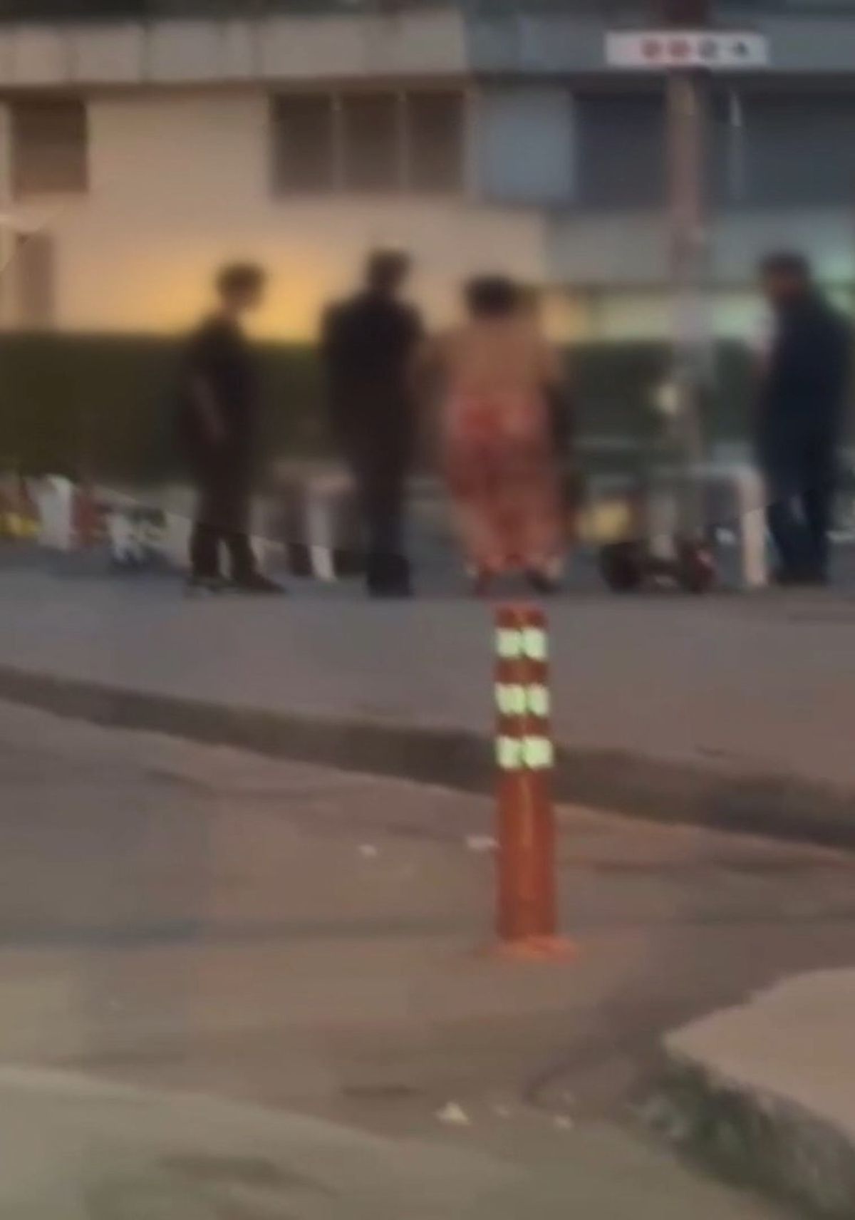 Fatih'te bir kadına taciz ve gasp girişimi anı kameraya yansıdı.