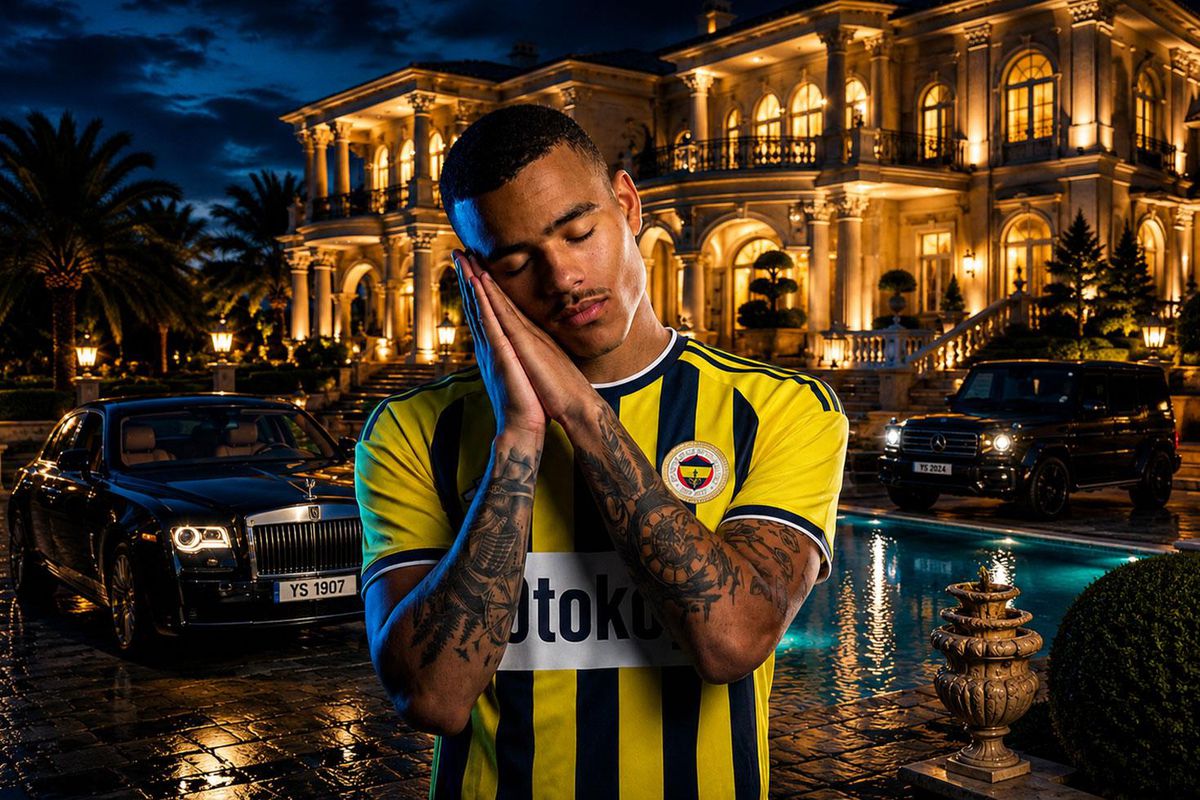 Mason Greenwood'un Fenerbahçe transferi öncesinde İstanbul'da lüks bir evde yaşayacağına dair iddialar üzerine bir görsel.