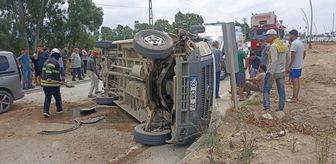 Hatay'da 3 aracın karıştığı zincirleme trafik kazasında 2 kişi yaralandı