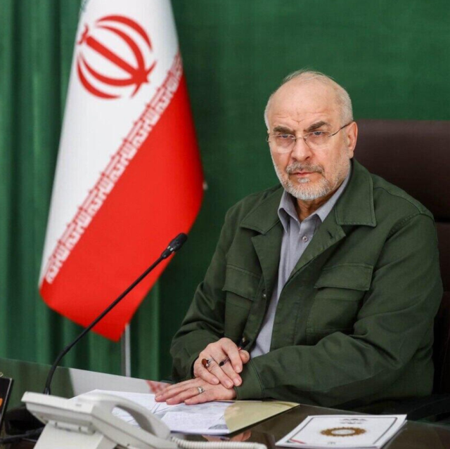 Iranian Parliament Speaker Mohammad Bagher Ghalibaf