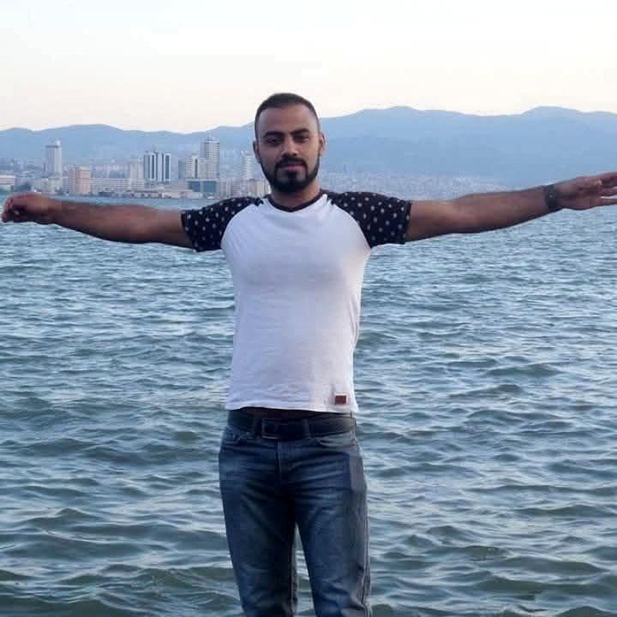 İzmir'in Urla ilçesinde kaybolan doğasever İsmail Ekin'in cansız bedeninin bulunduğu olay yerinden genel görüntü.