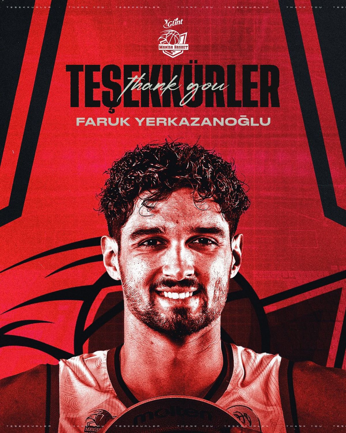 Manisa Basket'ten iki oyuncuya teşekkür