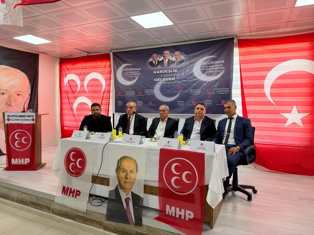 MHP Güçlükonak İlçe Başkanlığına yeniden Nedim Aktuğ seçildi