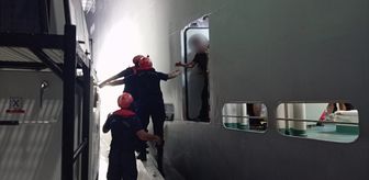 Muğla açıklarında yaralanan araştırma gemisi personeline tıbbi tahliye