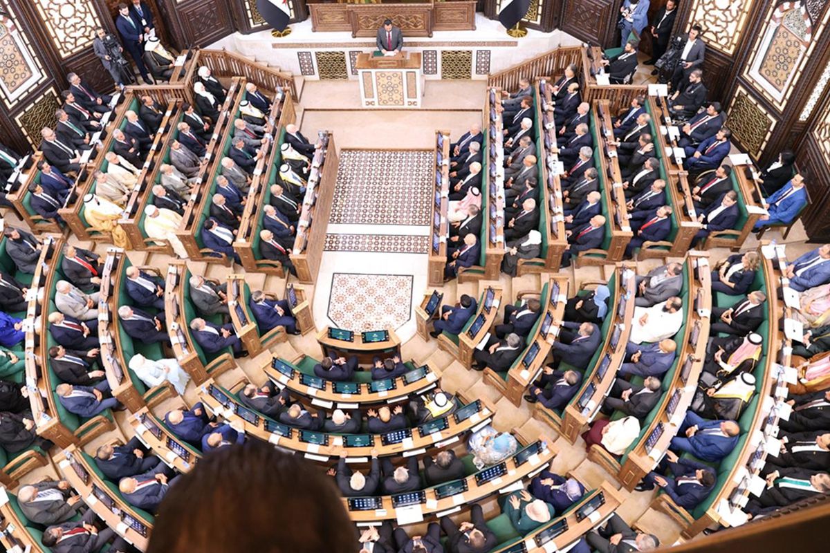 Suriye'de Esed rejiminin devrilmesinin ardından ilk Halk Meclisi oturumu yapıldı