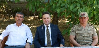 Kaymakam Çelik, şehit ailesini ziyaret etti