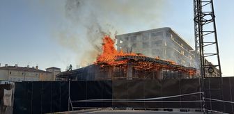 Eskişehir'de inşaat alanında çıkan yangın söndürüldü