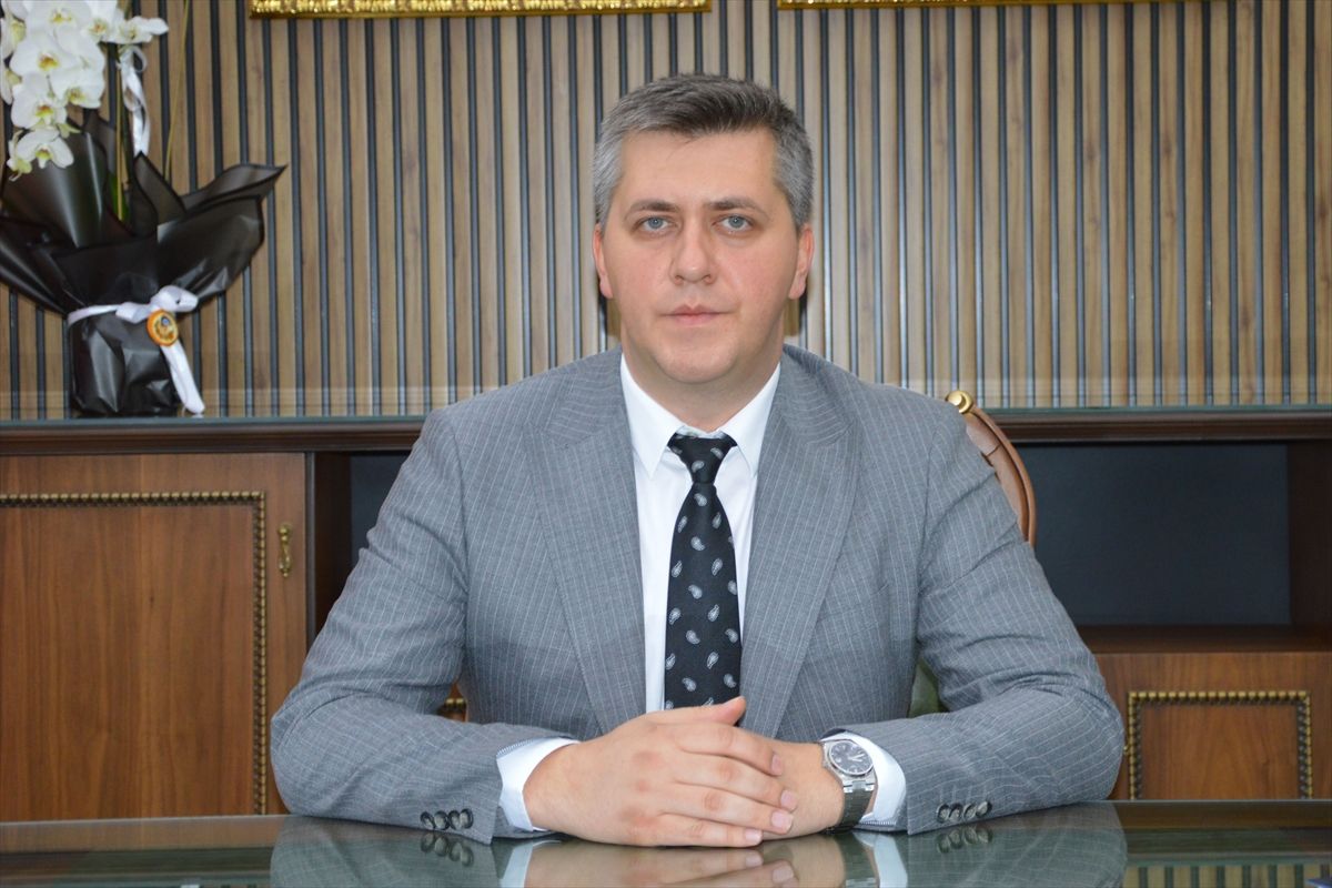 Havza Kaymakamı Samet Serin'in göreve başlama töreninden bir kare.