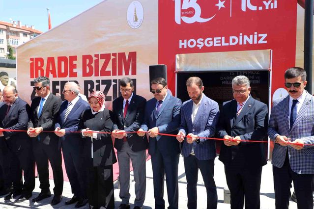Kütahya’da 15 Temmuz Anma Çadırı Açıldı