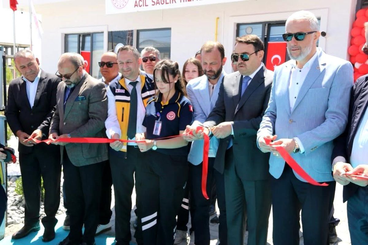 Kütahya OSB'nin destekleriyle yapılan 112 Acil Sağlık Hizmetleri İstasyonu hizmete açıldı