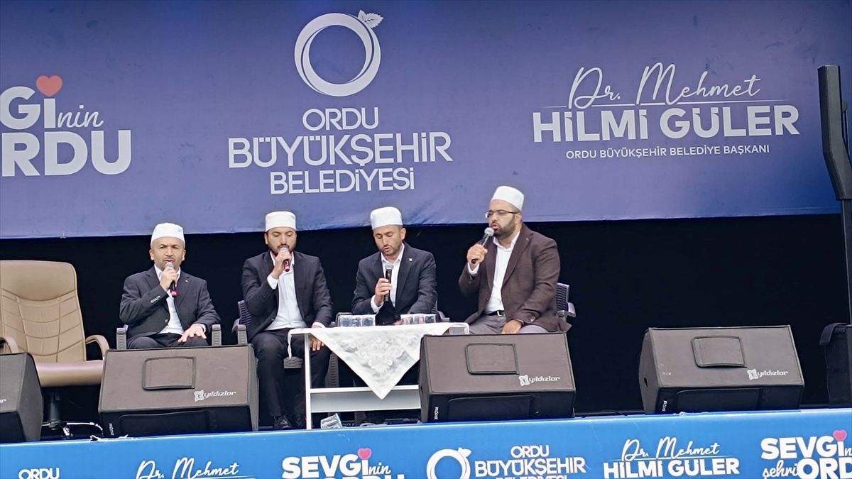 Ordu'da Binbir Hatim Duası programı yapıldı