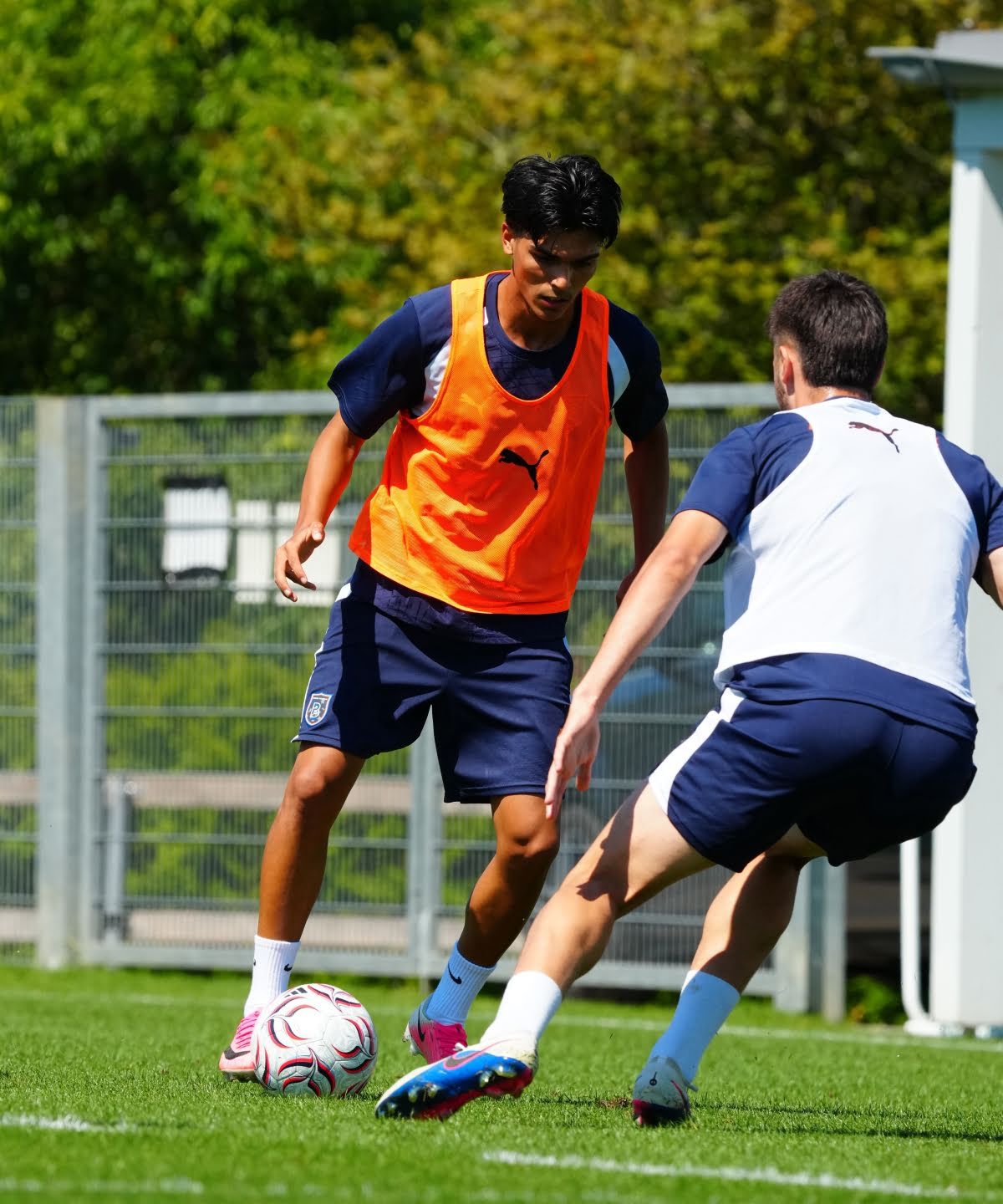 RAMS Başakşehir futbolcuları Avusturya kampında antrenman yapıyor.
