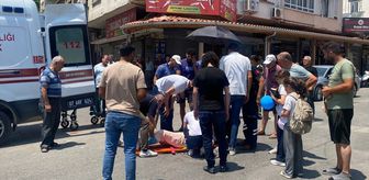 Serik'te motosikletlerin çarpışması sonucu 1 kişi yaralandı