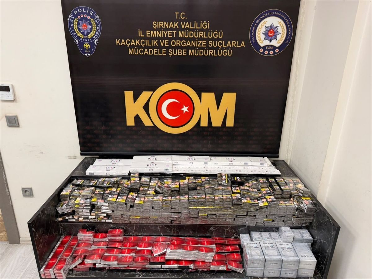 Şırnak'ta kaçakçılık ve asayiş operasyonlarında 45 şüpheli hakkında işlem yapıldı
