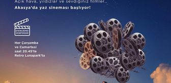 Akasya'da açık hava sineması başlıyor