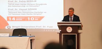 Bingöl'de 15 Temmuz paneli: 'İrade Bizim, Zafer Bizim'