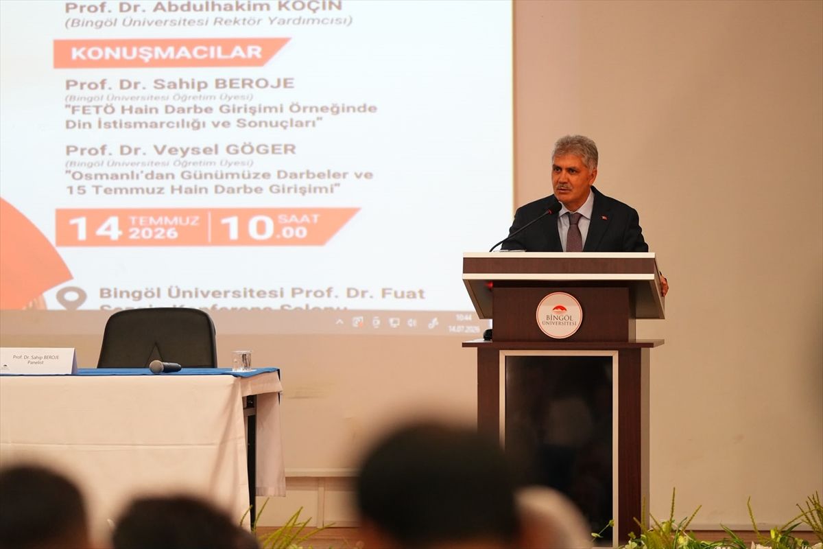 Bingöl'de 15 Temmuz paneli: 'İrade Bizim, Zafer Bizim'