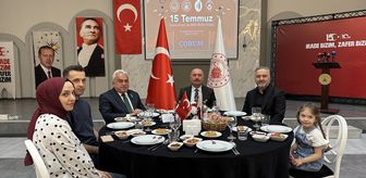 Çorum'da 15 Temmuz şehit yakınları ve gazilere yemek