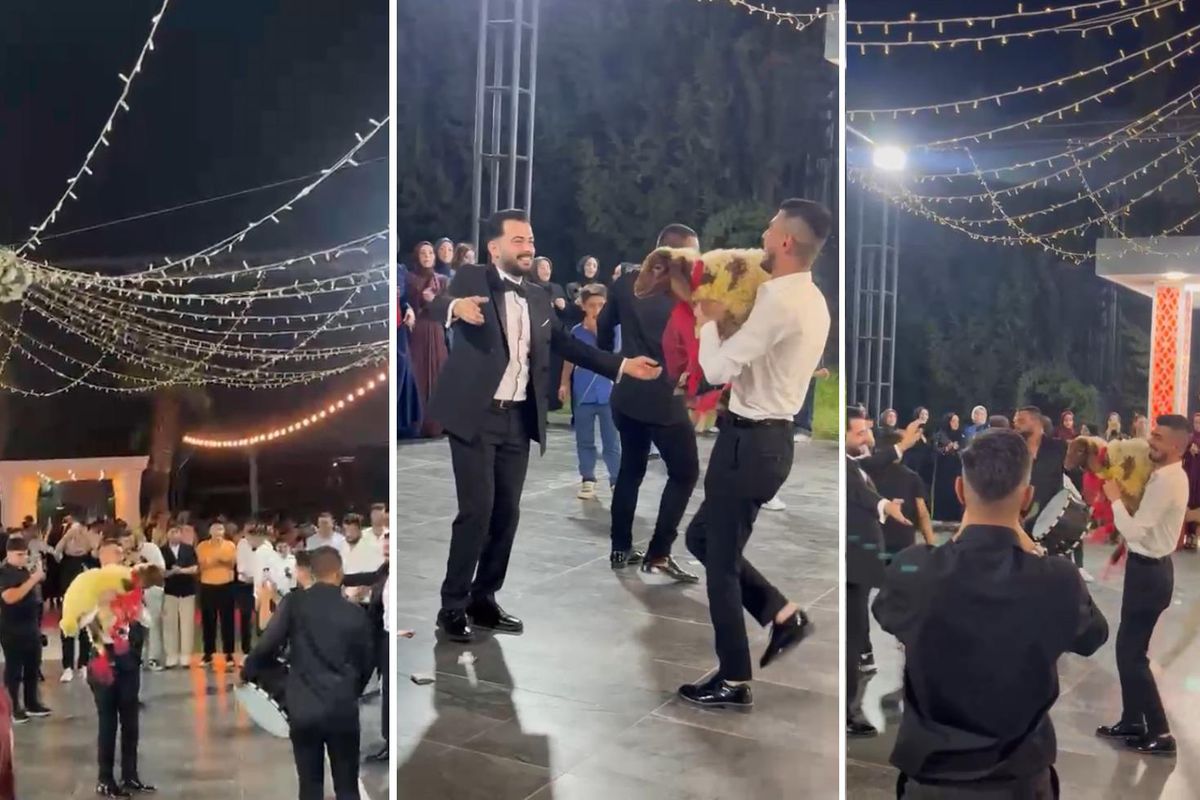 Arkadaşına verdiği düğün hediyesi şaşkınlık yarattı: Davetliler hem şaşırdı hem güldü