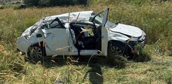 Erzincan'da devrilen otomobildeki 1 kişi öldü, 1 kişi yaralandı