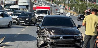 Esenler'de 5 aracın karıştığı zincirleme trafik kazasında 3 kişi yaralandı
