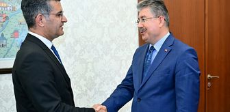 Eskişehir Valisi Yılmaz, yeni göreve başlayan Ömer Süt'ü kabul etti