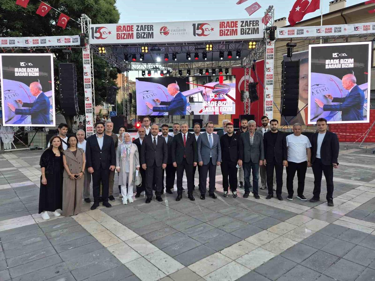 Eskişehir Valisi Yılmaz: 'Yarın saat, akşam bu meydan inşallah dolup taşacak'