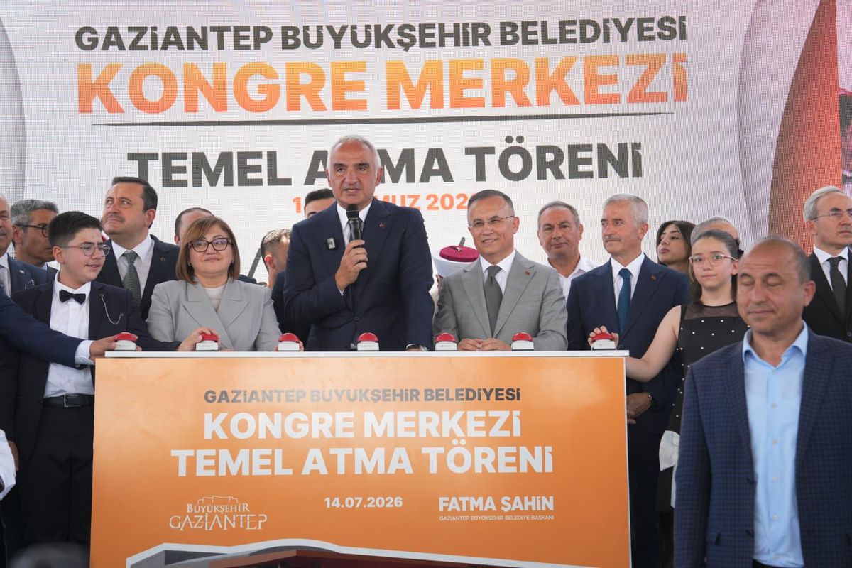 Gaziantep'e yeni Kongre, Kültür ve Fuar Merkezi için ilk adım atıldı!
