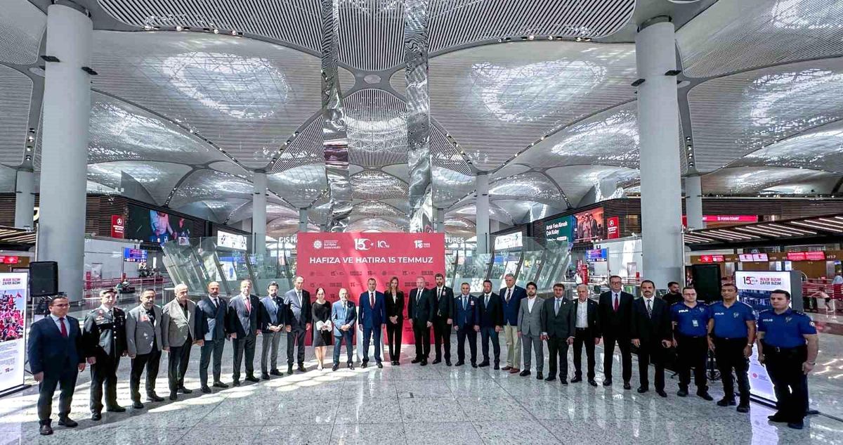İstanbul Havalimanı'nda 15 Temmuz temalı sergi