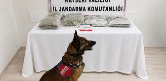 Kayseri'de uyuşturucu operasyonunda 5 kilogram esrar ele geçirildi