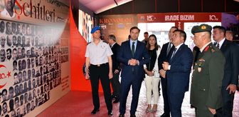 Vali Sarıibrahim'den 'İrade Bizim, Zafer Bizim' Çadırına Ziyaret