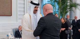 Lübnan Cumhurbaşkanı Avn, Doha'da Katar Emiri'ne taziyelerini iletti