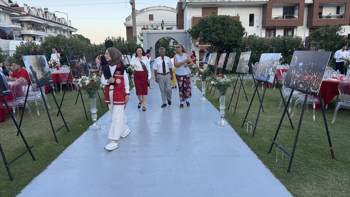 Marmaris'te 15 Temmuz anma programı düzenlendi
