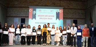 Liseler Arası 15 Temmuz Resim Yarışması Sergisi Açıldı