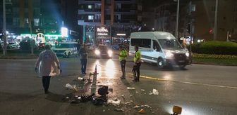 Samsun'da kamyonet ile motosikletin çarpıştığı kazada 5 kişi yaralandı