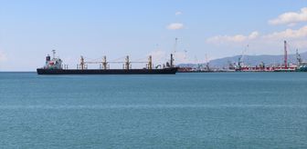 Tekirdağ'da karaya oturan yük gemisi çevresinde güvenlik önlemi alındı