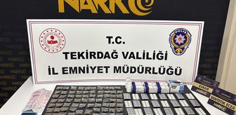 Tekirdağ'da uyuşturucu operasyonlarında yakalanan 9 şüpheli tutuklandı