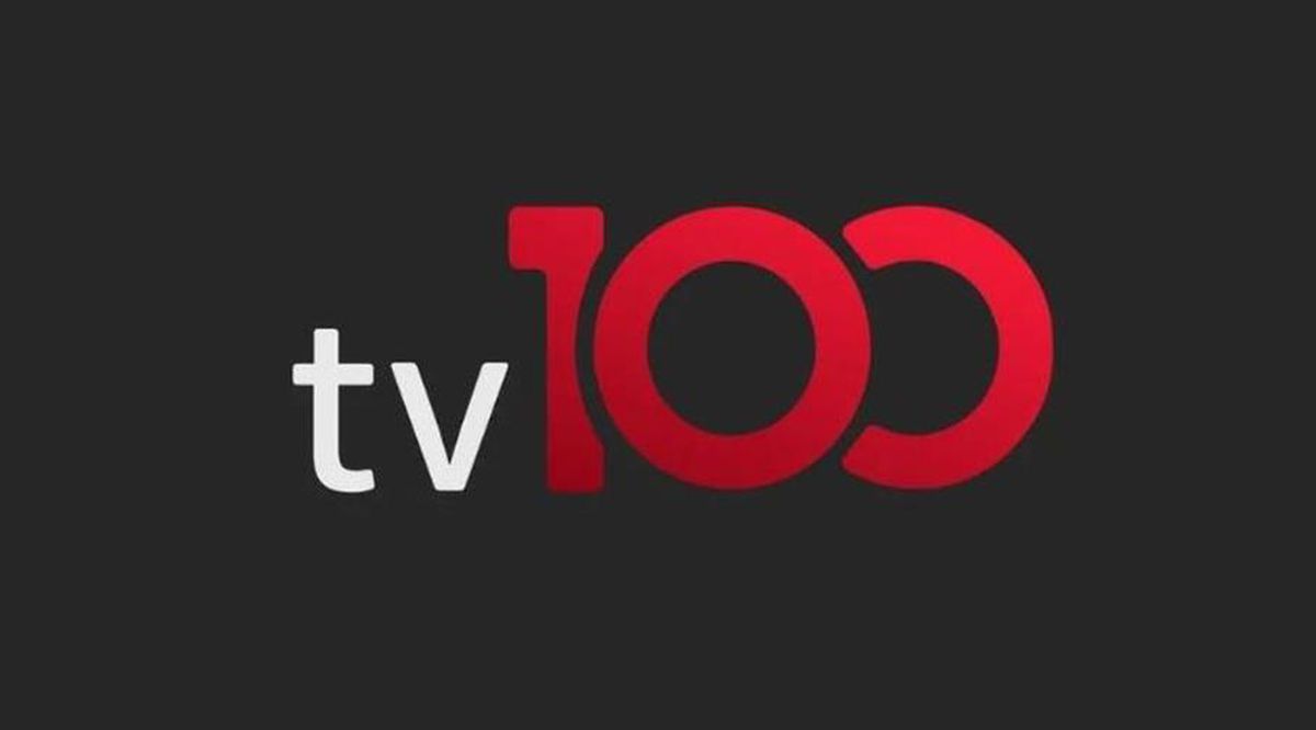 TV100 canlı yayın logosu ve maç yayını görseli