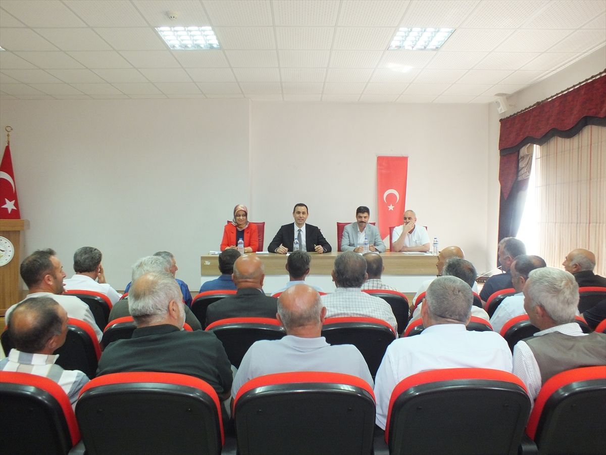 Ulaş Kaymakamı Avcı muhtarlarla bir araya geldi