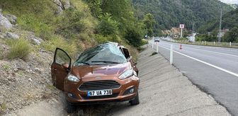 Zonguldak'ta tır ile otomobilin çarpıştığı kazada yaşlı çift öldü