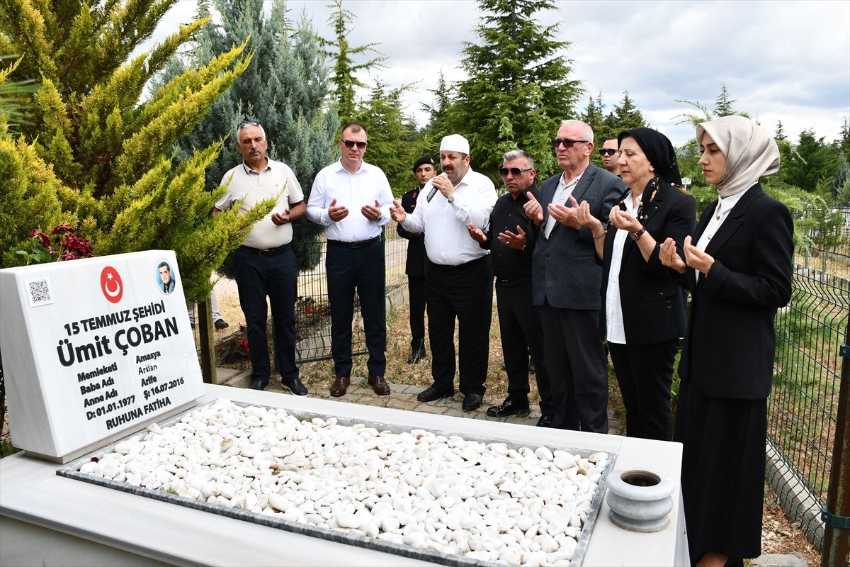 FETÖ'nün 15 Temmuz darbe girişiminde şehit olan Ümit Çoban, Amasya'da anıldı