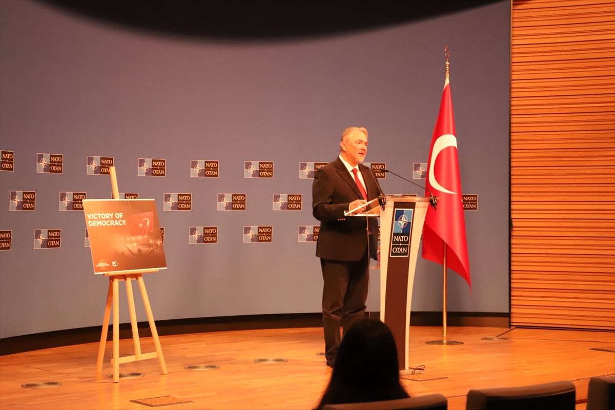 15 Temmuz Anma Töreni Brüksel'de NATO Karargahı'nda Yapıldı