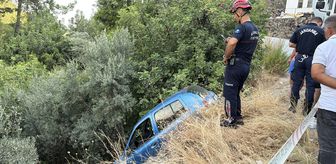 Alanya'da şarampole düşen otomobilin sürücüsü yaralandı