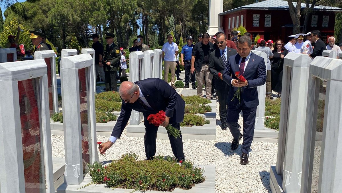 Çanakkale'de 15 Temmuz anma töreni