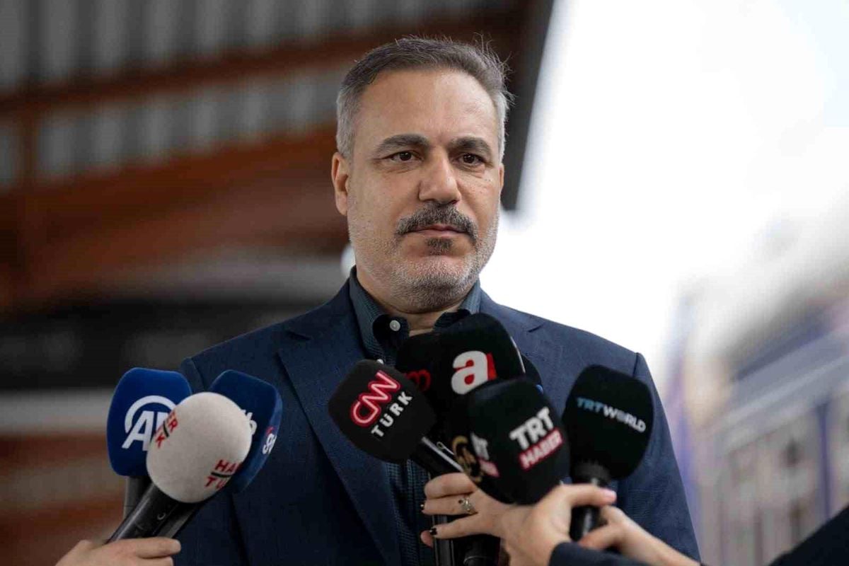 Dışişleri Bakanı Hakan Fidan açıklama yapıyor.