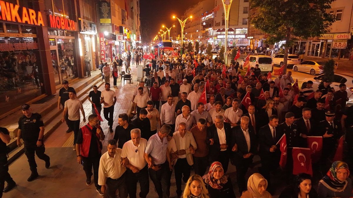 Erciş'te 15 Temmuz Demokrasi ve Milli Birlik Günü Etkinliği