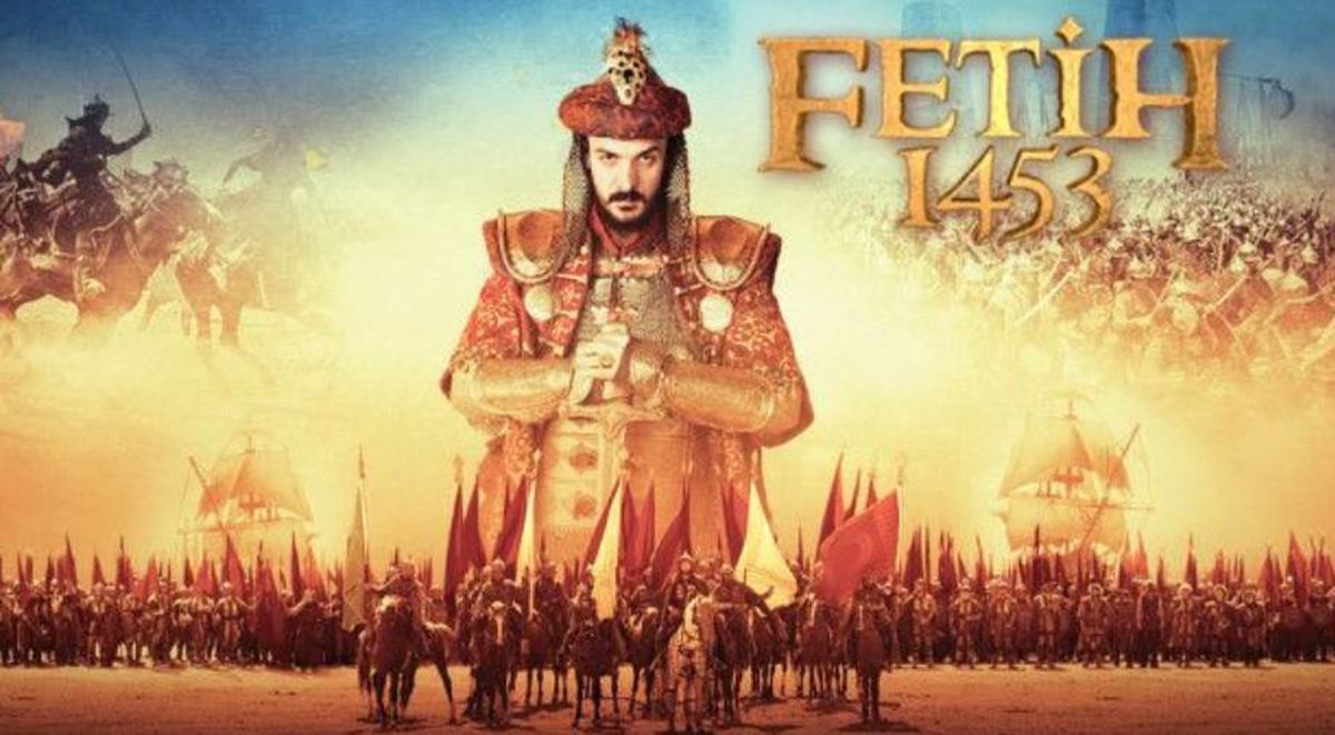 Fetih 1453 filminin çekildiği İstanbul'daki tarihi mekanlardan bir görünüm.