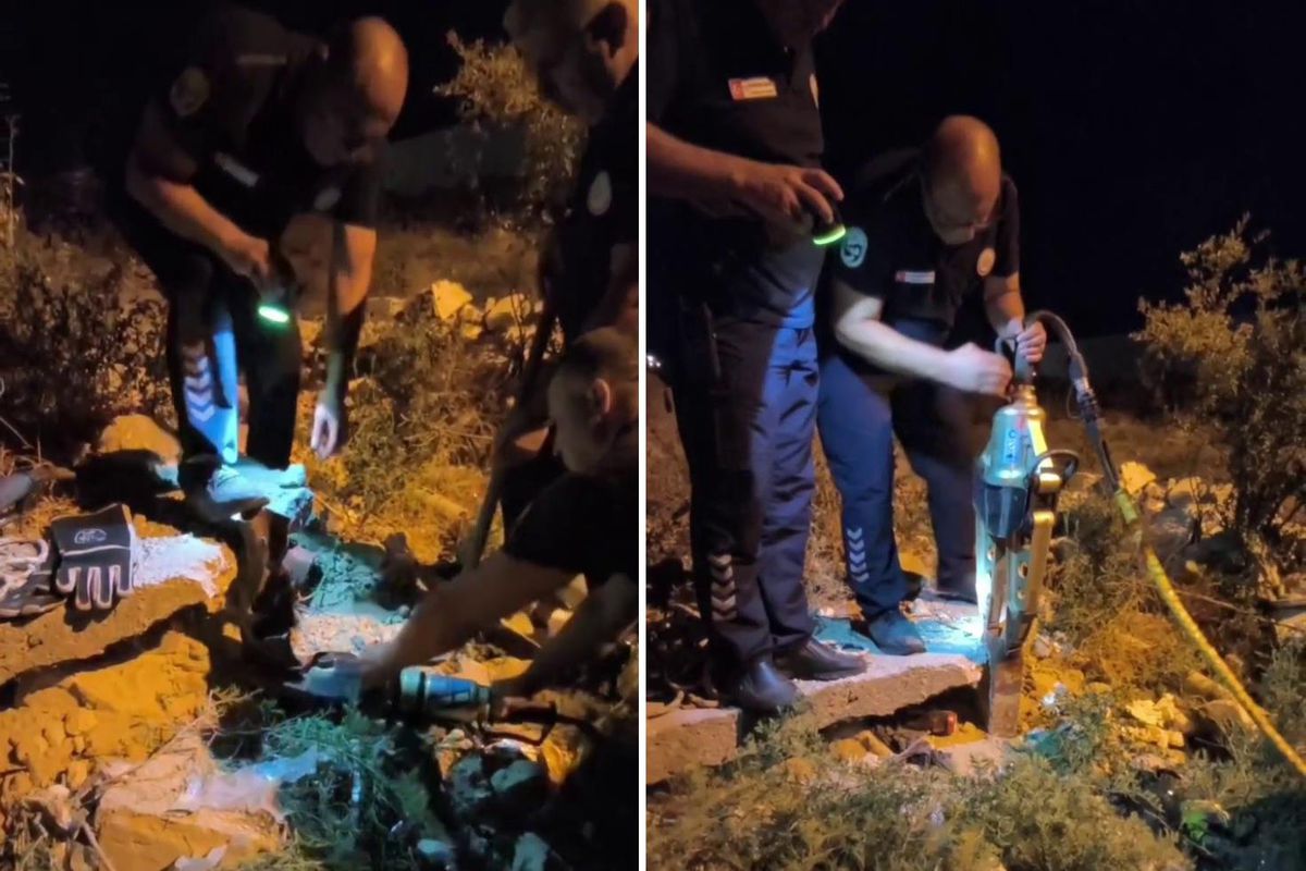 Demir borunun içinde ölümü bekledi: Nefes kesen operasyonla kurtarıldı